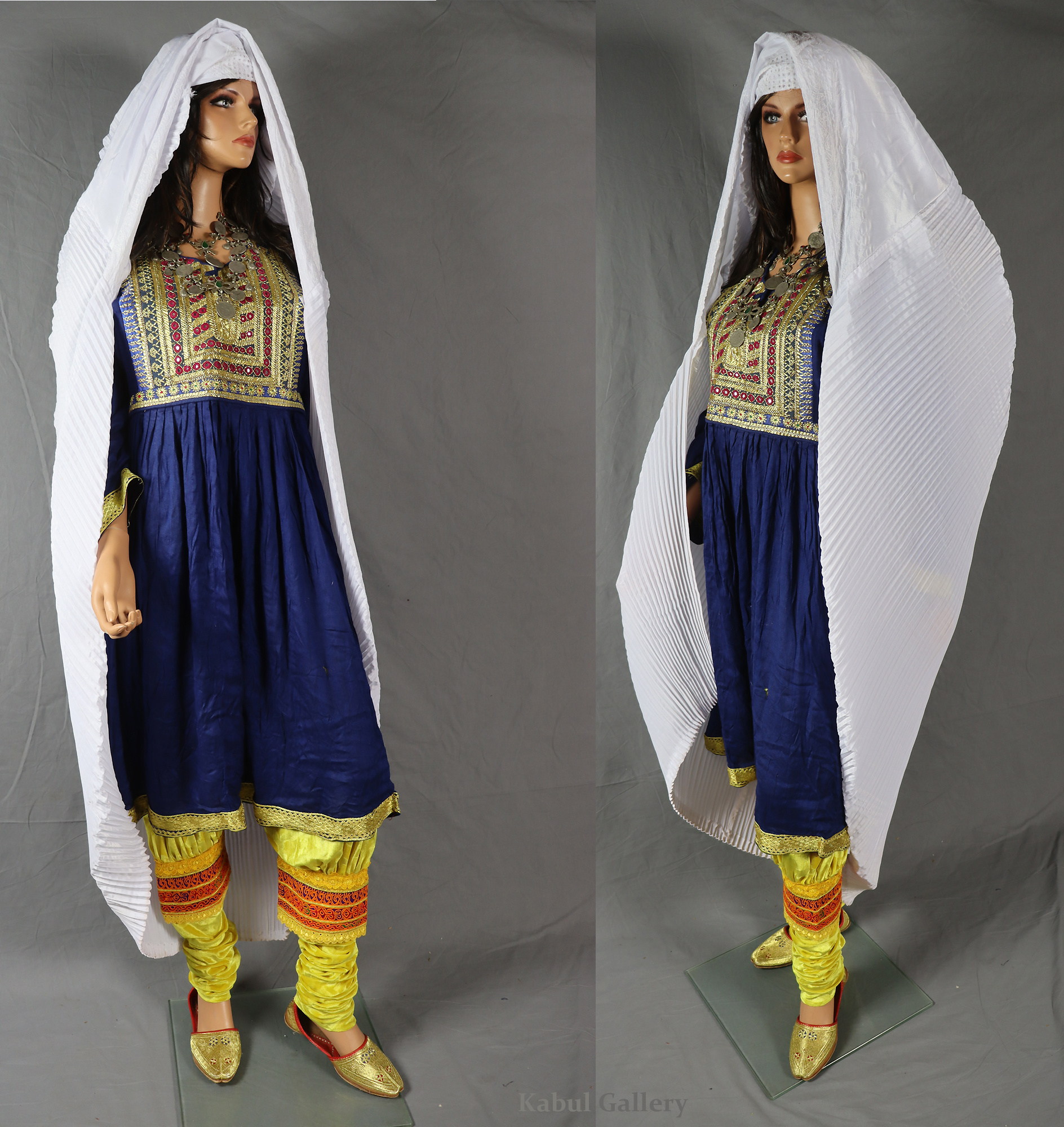 Original Afghan women veil headscarf Burka Burqa cape Afghan burqa Ethnic dress from afghanistan Pakistan (white)