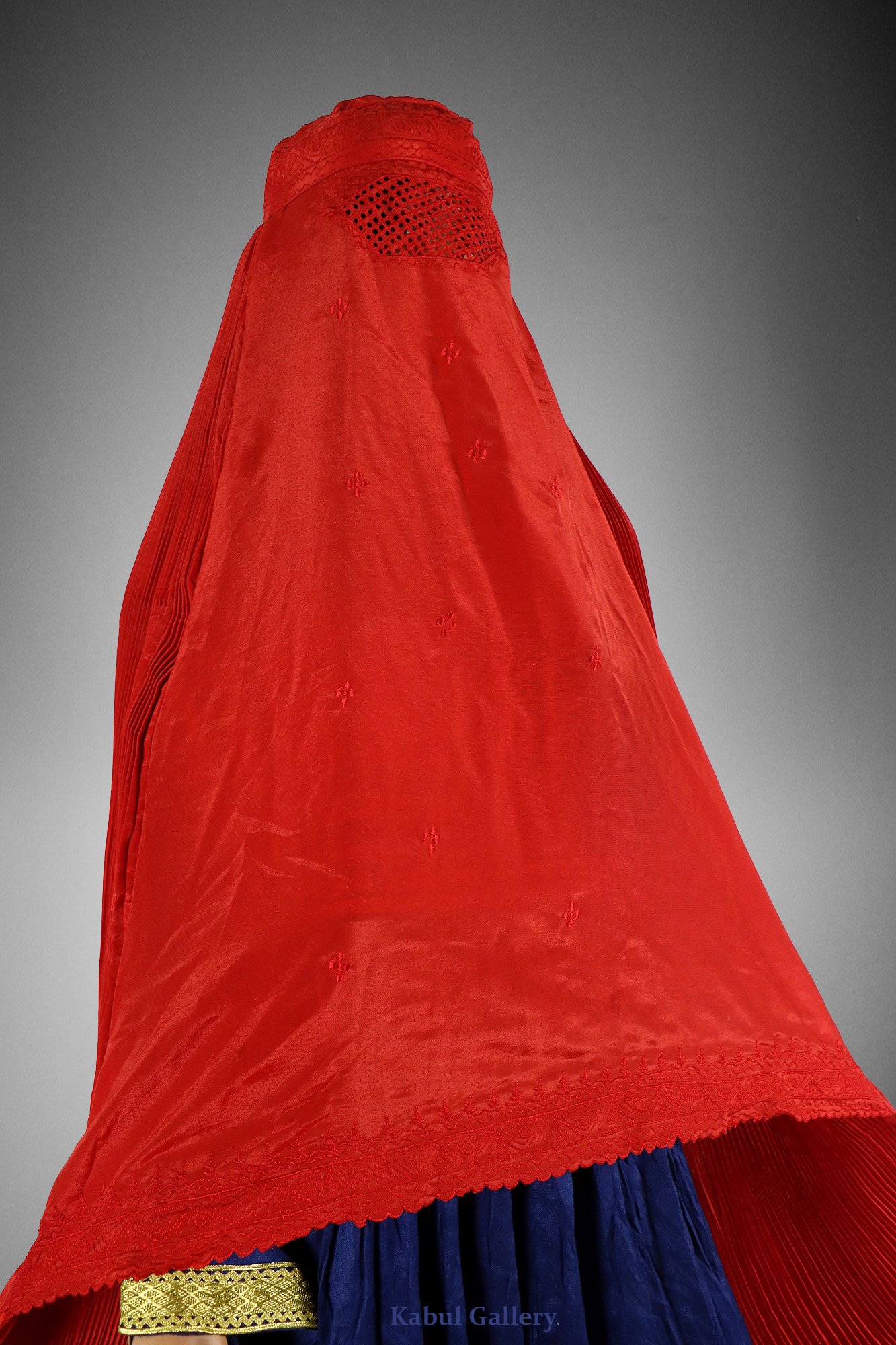 Original Afghanische Frauen schleier kopftuch Burka Burqua umhang afghan burqa abaya Niqab Kleid hijab Tschador afghanistan Pakistan ROT