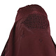 Burka wine red (E)