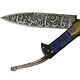 Messer Dolch Klappmesser Khyber-messer Lohar Lapis Lazuli-Griff aus Afghanistan pakistan Nr:22/A