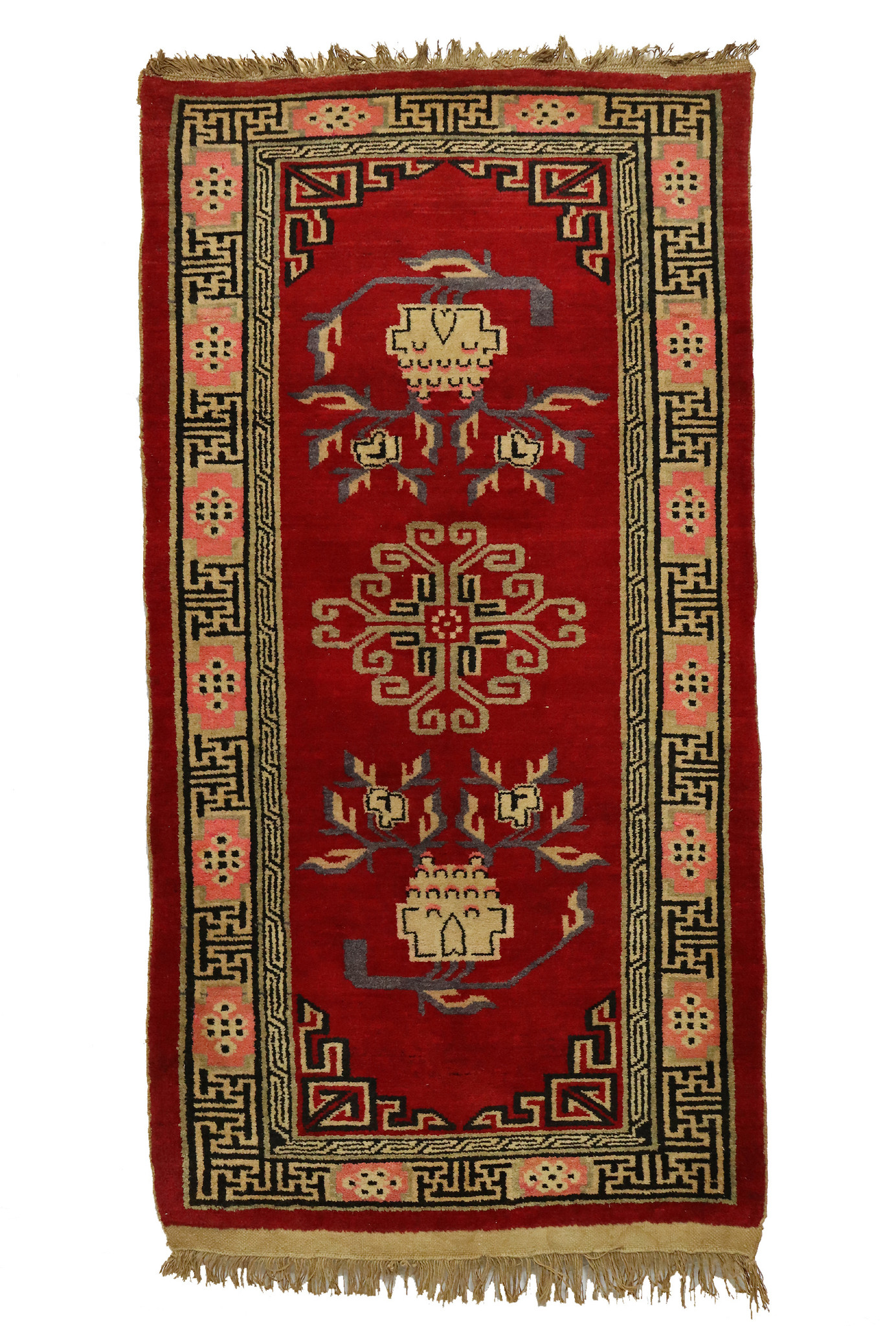 170x89 cm  oriental hand Knotted Tibetan Khaden sleeping Carpet No:22/1