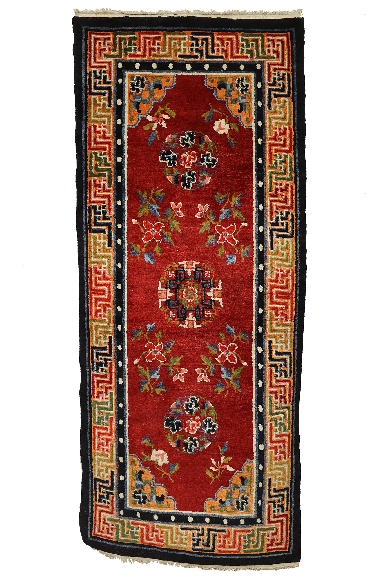 220x92 cm  Tibetischer Khaden Yoga Meditation Dorfteppich buddhistische Klöster gebetsteppich Teppich Schlafteppich Nr.22/2