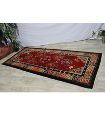 220x92 cm  oriental hand Knotted Tibetan Khaden sleeping Carpet No:22/2