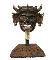 Exotic India Yamantaka Bronze maske (Tibetan buddhistische Gottheit)