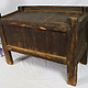 antique 19th century  wooden yurt treasure Dowry Chest from Afghanistan turkmenistan No:22/ 3