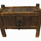 antique 19th century orient vintage Turkmen cedar wood treasure Dowry Chest from Afghanistan No:22/ 6