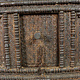 antique 19th century  wooden yurt treasure Dowry Chest from Afghanistan turkmenistan No:22/7