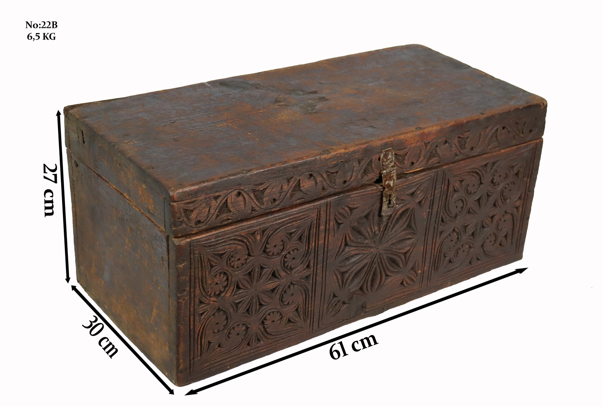 Ancient Kafiristan Nuristan Dowry Treasure Chest box No:22/B