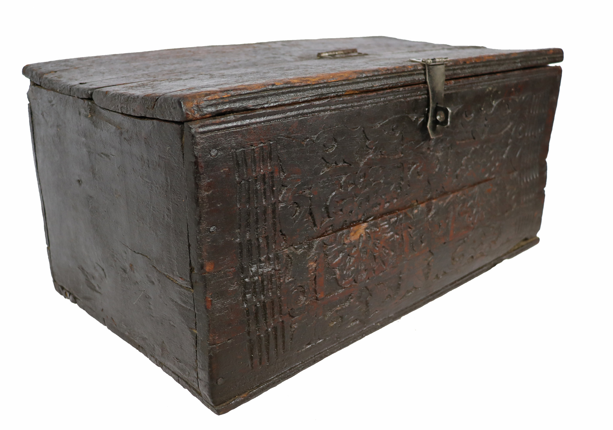 Antike Mitgift Truhe Kiste aus  Nuristan Afghanistan NO:22/ J