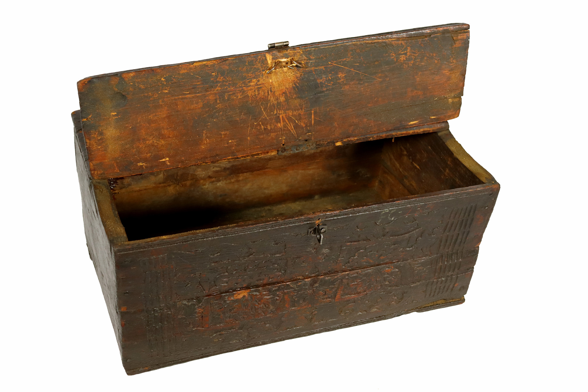 Antike Mitgift Truhe Kiste aus  Nuristan Afghanistan NO:22/ J