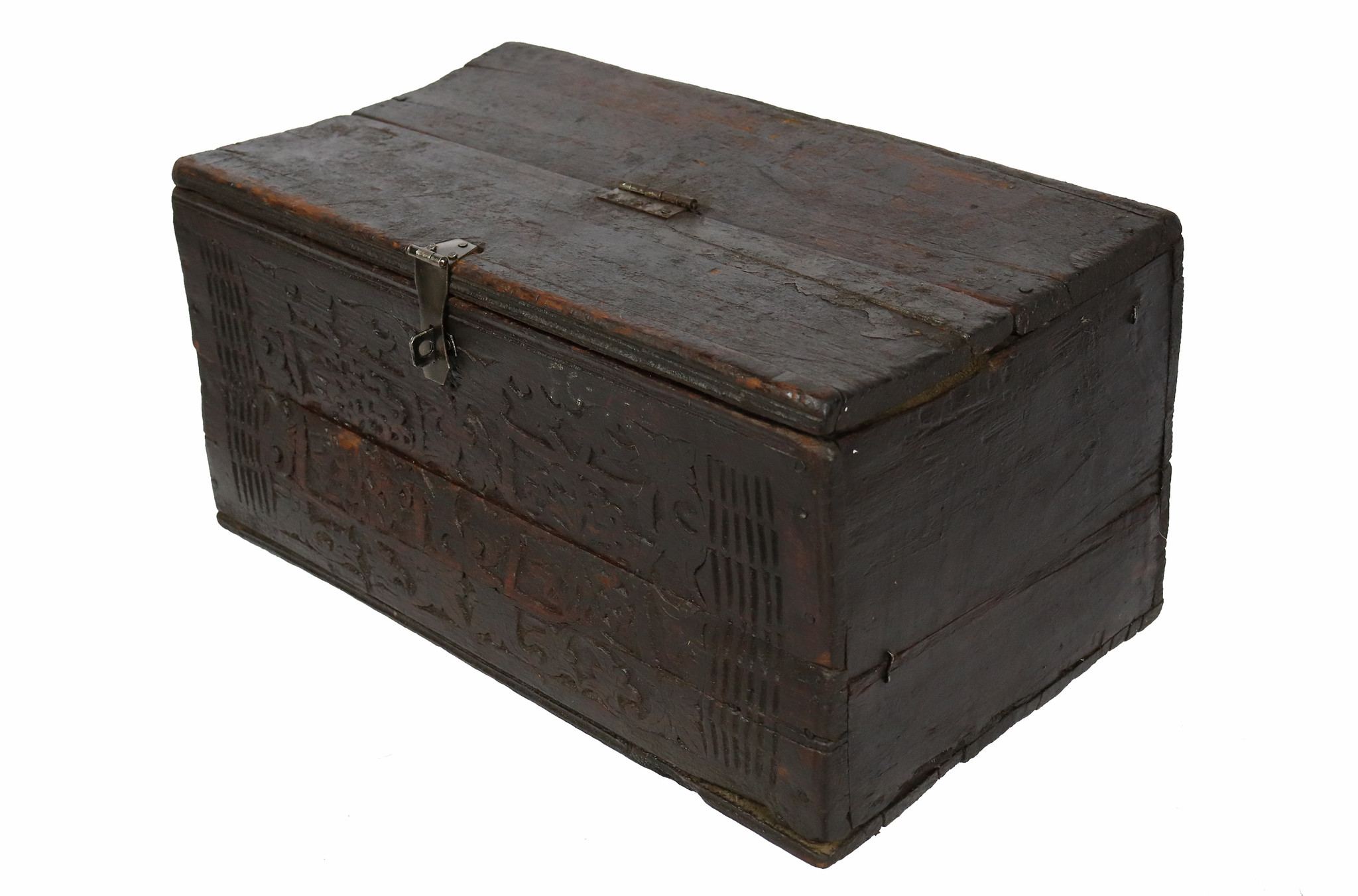 Antike Mitgift Truhe Kiste aus  Nuristan Afghanistan NO:22/ J