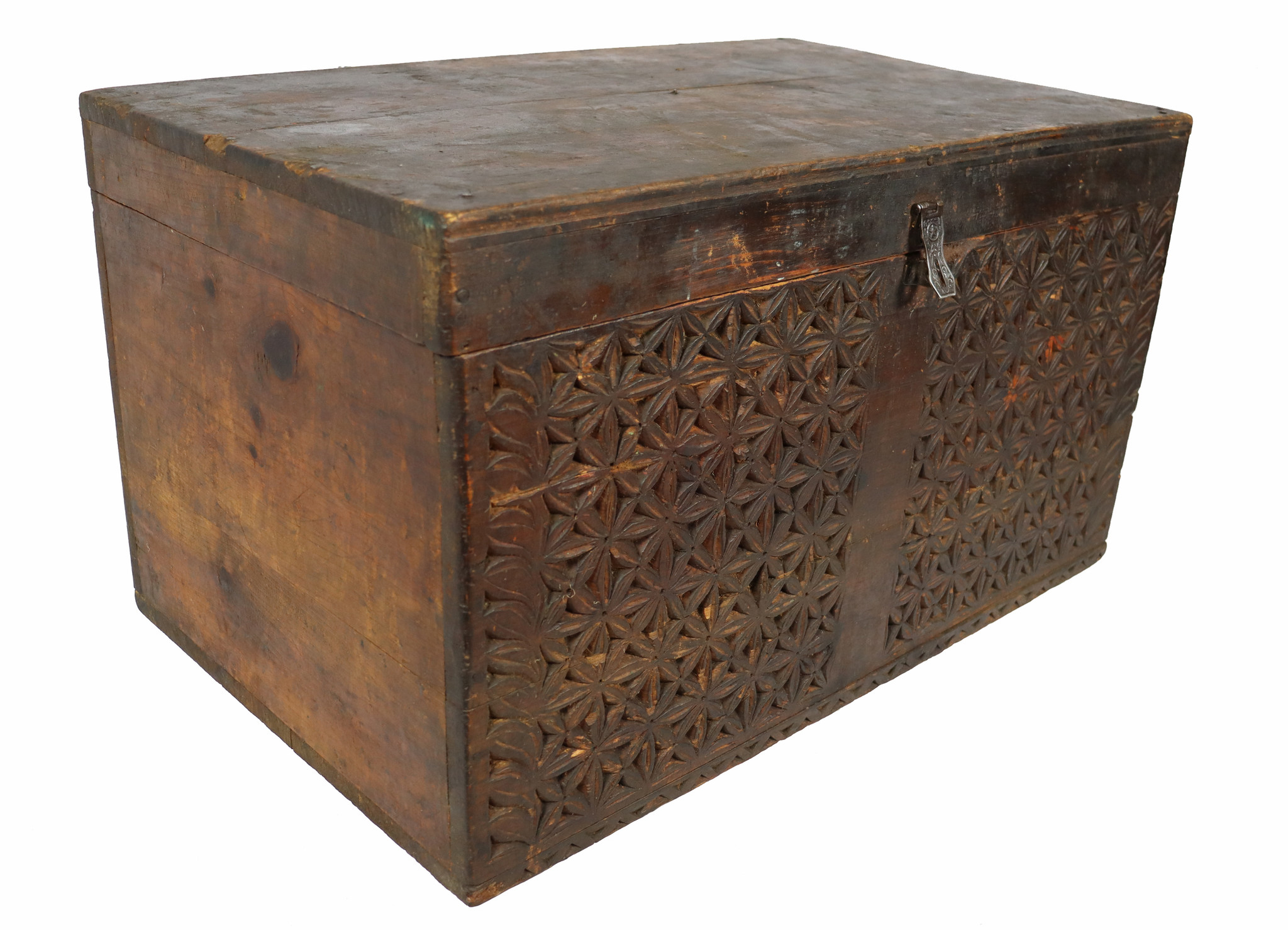 Ancient Kafiristan Nuristan Dowry Treasure Chest box No:22/  - K