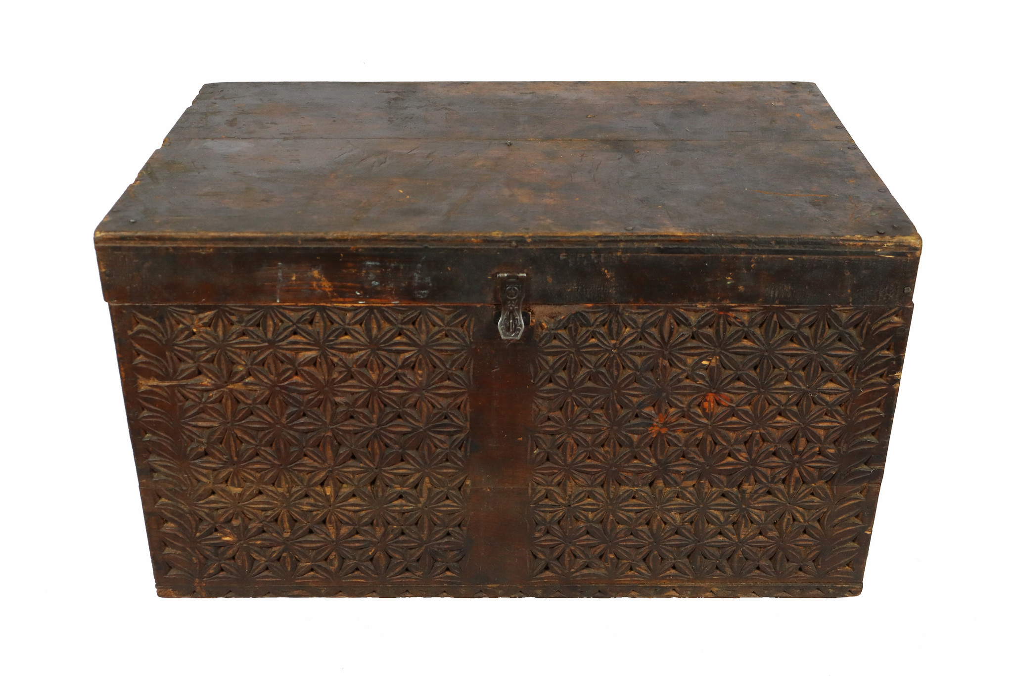 Ancient Kafiristan Nuristan Dowry Treasure Chest box No:22/  - K