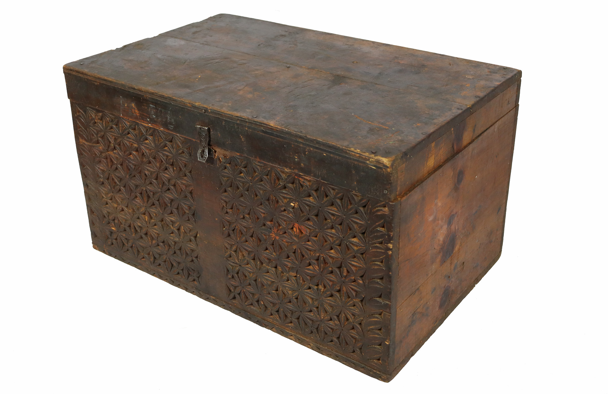 Ancient Kafiristan Nuristan Dowry Treasure Chest box No:22/  - K