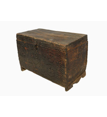 Ancient Kafiristan Nuristan Dowry Treasure Chest Box No:22/  - M