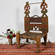 Antique Nuristan Chair Stuhl No: 21A