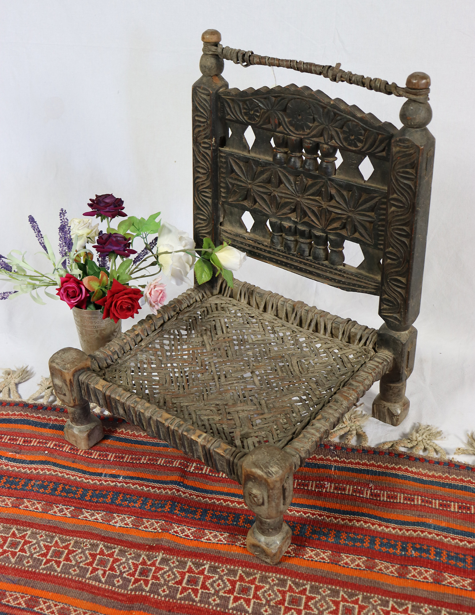 antiquity chair from Nuristan Afghanistan / Swat-valley Pakistan.
