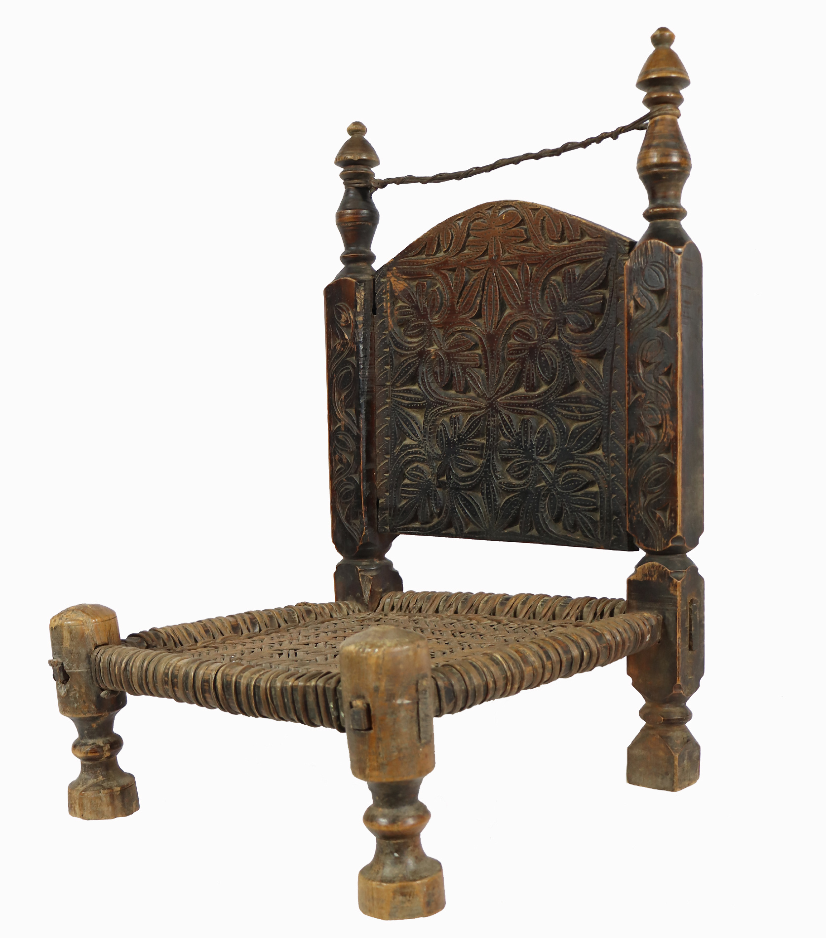 antiquity chair from Nuristan Afghanistan / Swat-valley Pakistan No: ULM-A