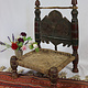 Antique Nuristan Chair Stuhl No: F