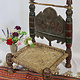 antiquity Low chair from Nuristan Afghanistan / Swat-valley Pakistan No:F