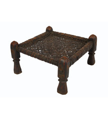 36x36 cm Antique Nuristan Chair  low stool No:NUR21-H