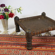 46x46 cm Antique Nuristan Chair  low stool No:NUR21- J