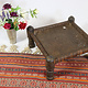 46x46 cm Antique Nuristan Chair  low stool No:NUR21- J