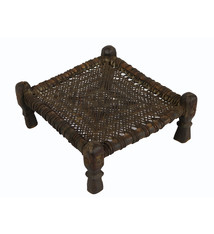 42x42 cm Antique Nuristan Chair  low stool No:NUR21-K