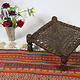 42x42 cm Antique Nuristan Chair  low stool No:NUR21- K