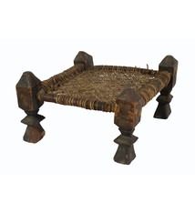 44x44 cm Antique Nuristan Chair  low stool No:NUR21-L