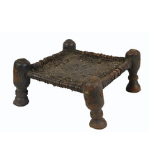 46x40 cm Antike Hocker Nuristan  Nr:NUR21- M