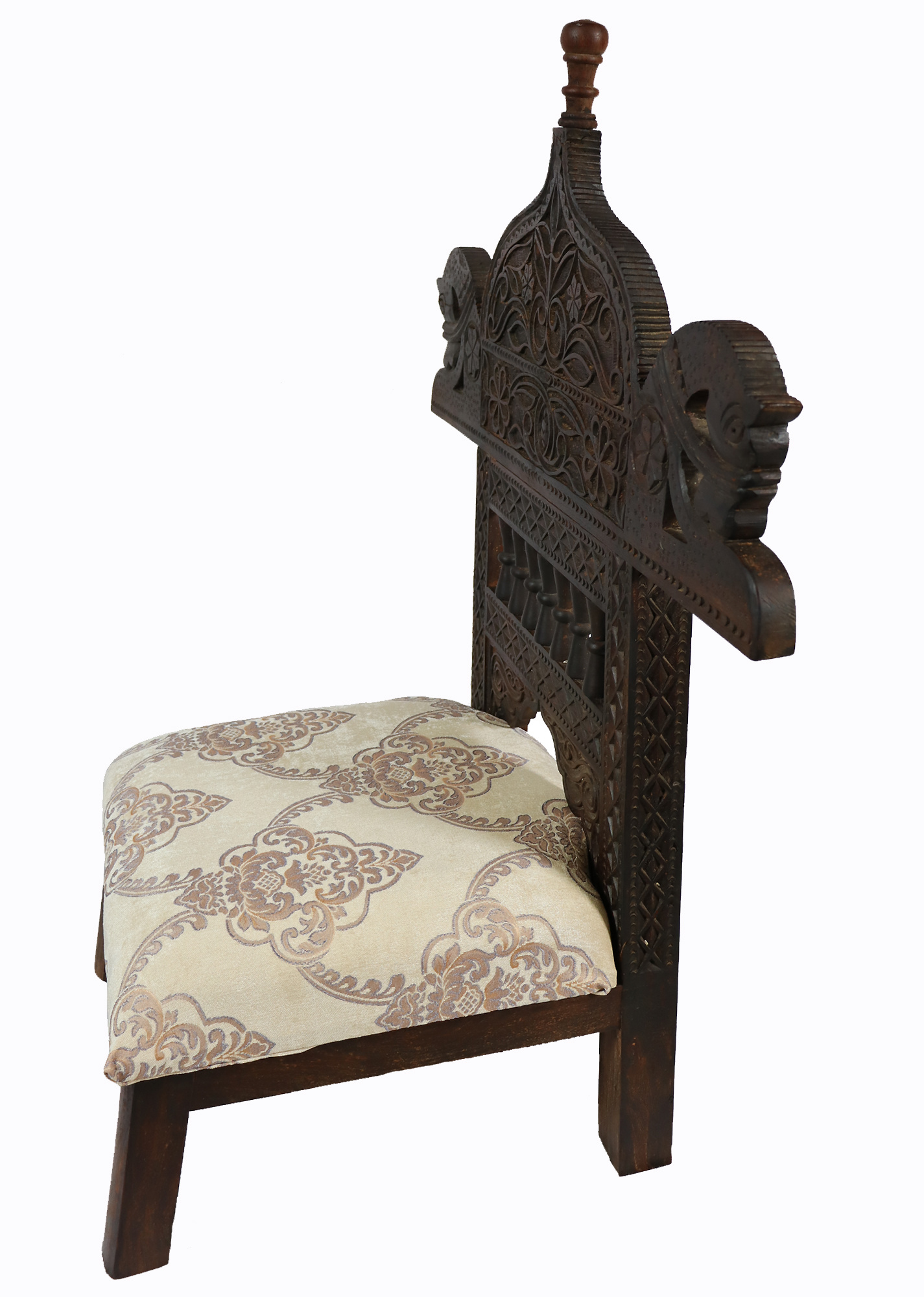 Pida Lower Coffee Chair horse Nuristan