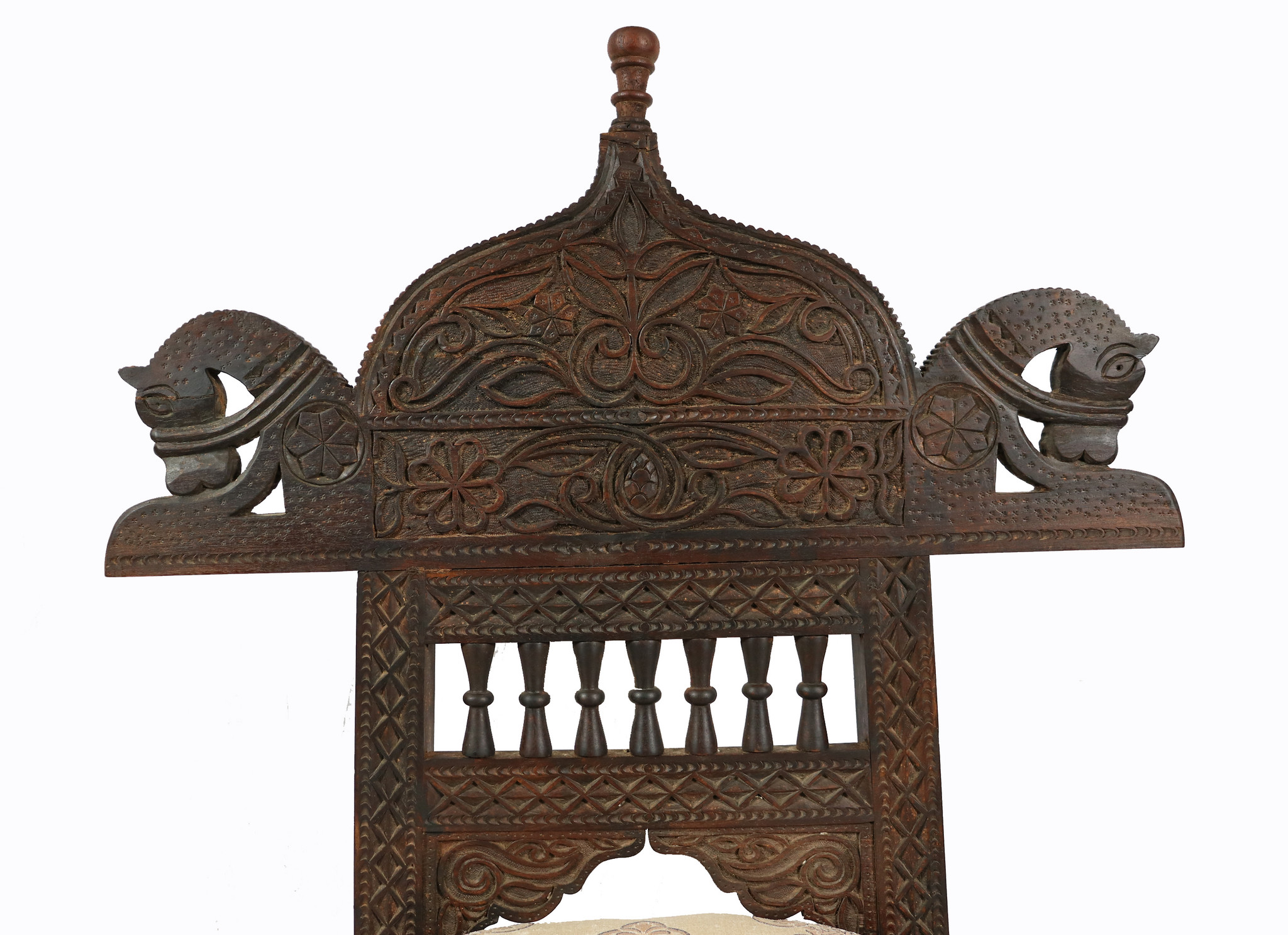 Pida Lower Coffee Chair horse Nuristan