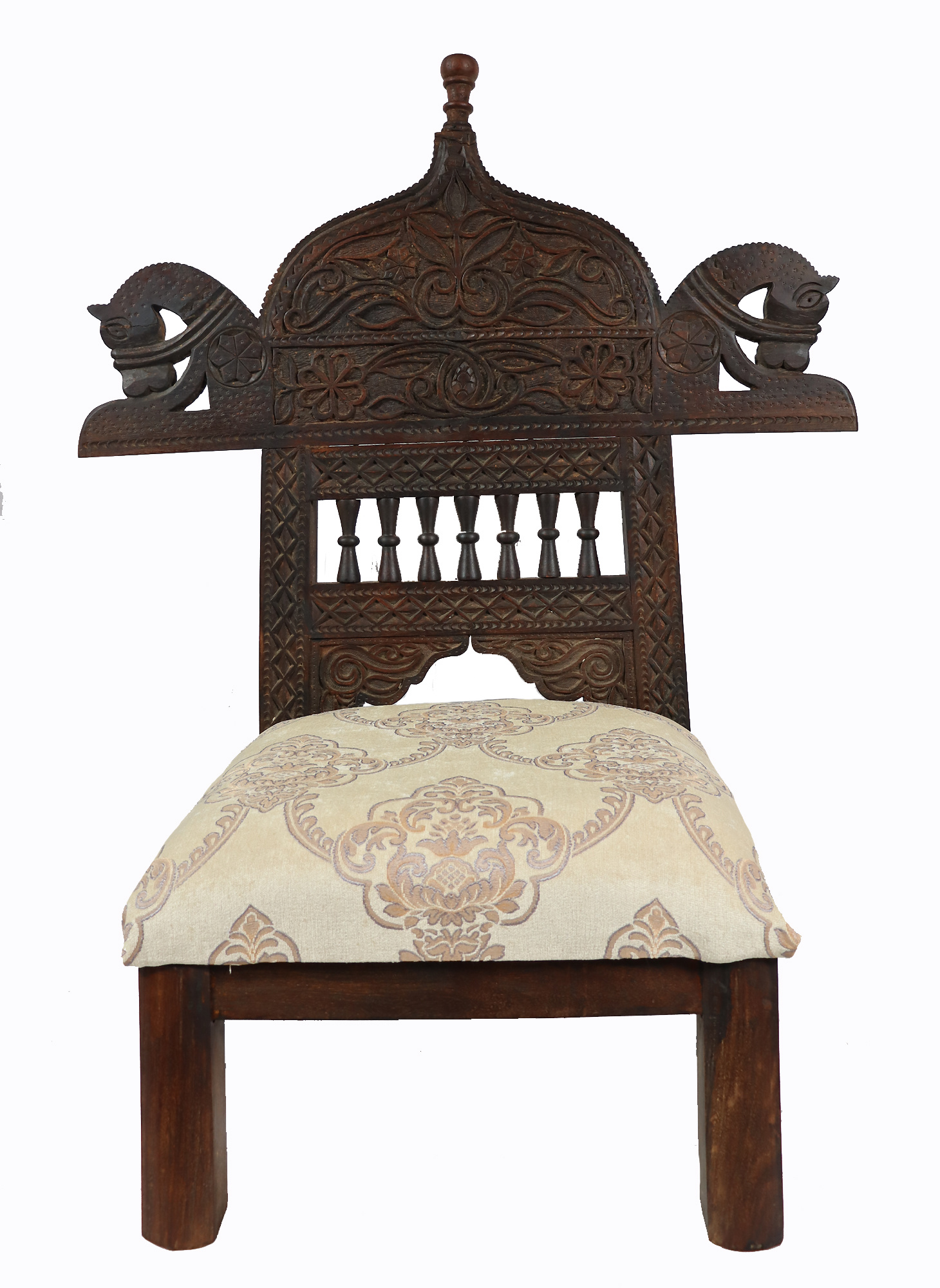 Pida Lower Coffee Chair horse Nuristan