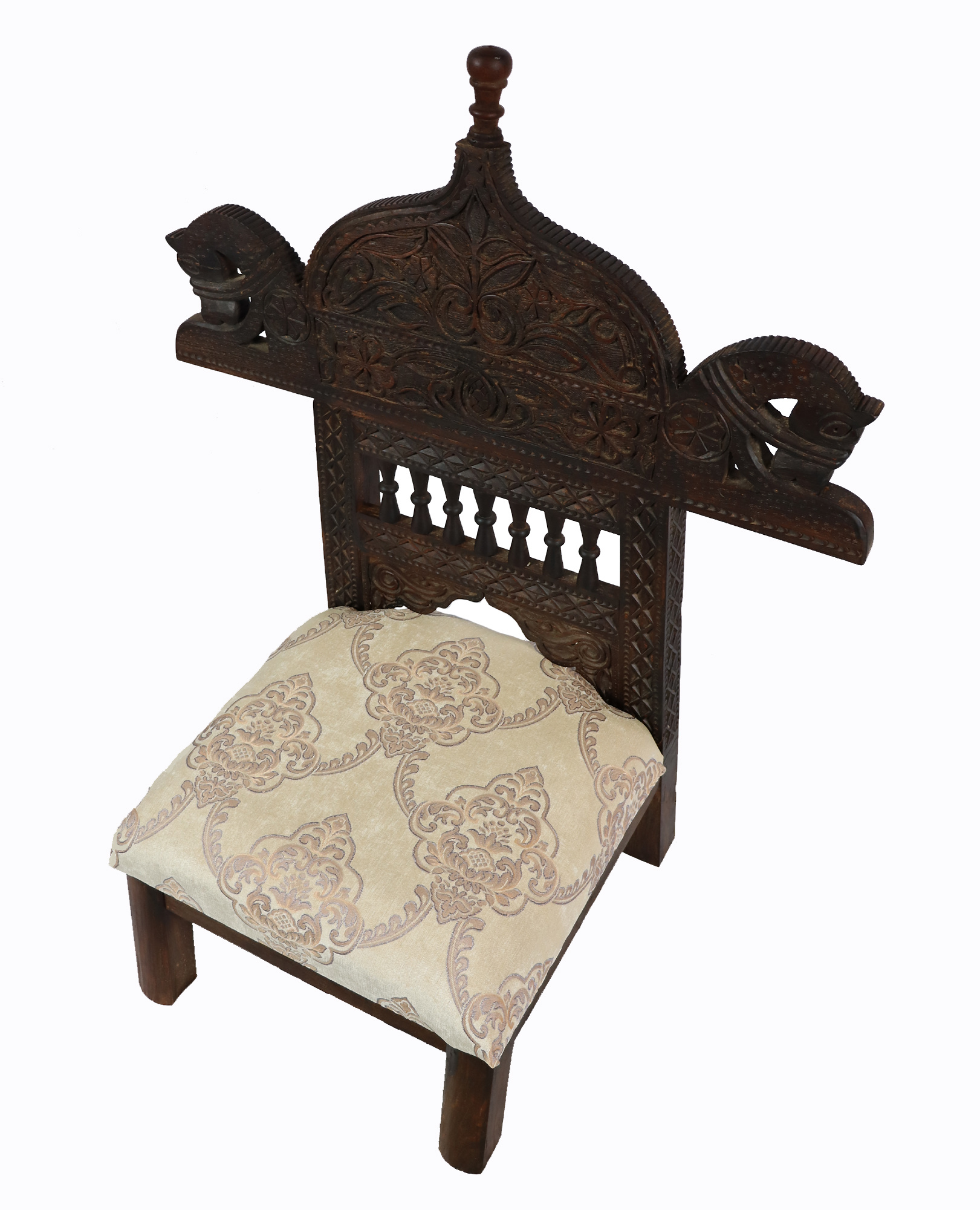 Pida Lower Coffee Chair horse Nuristan