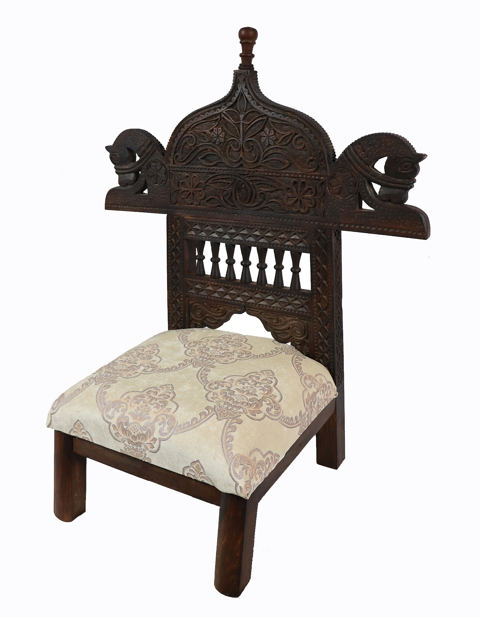 Pida Lower Coffee Chair horse Nuristan