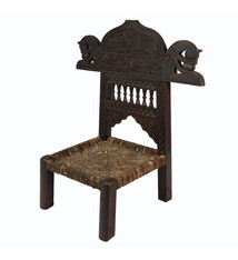 Pida Lower Coffee Chair horse Nuristan