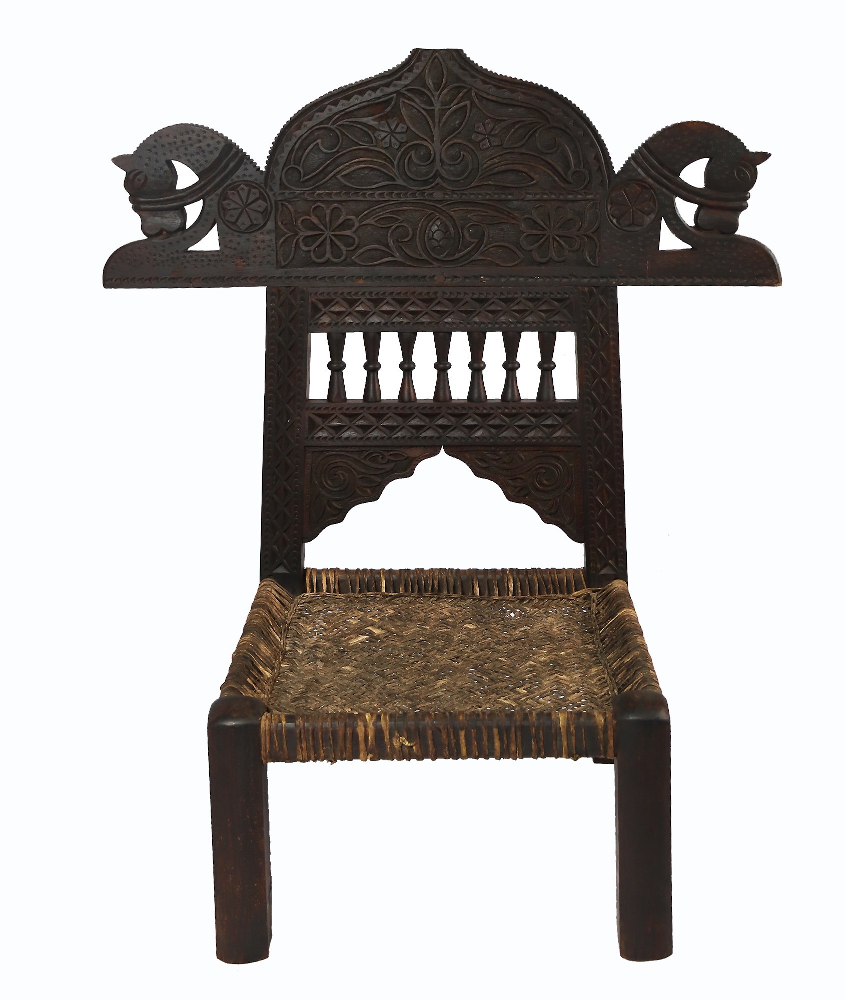 Pida Lower Coffee Chair horse Nuristan