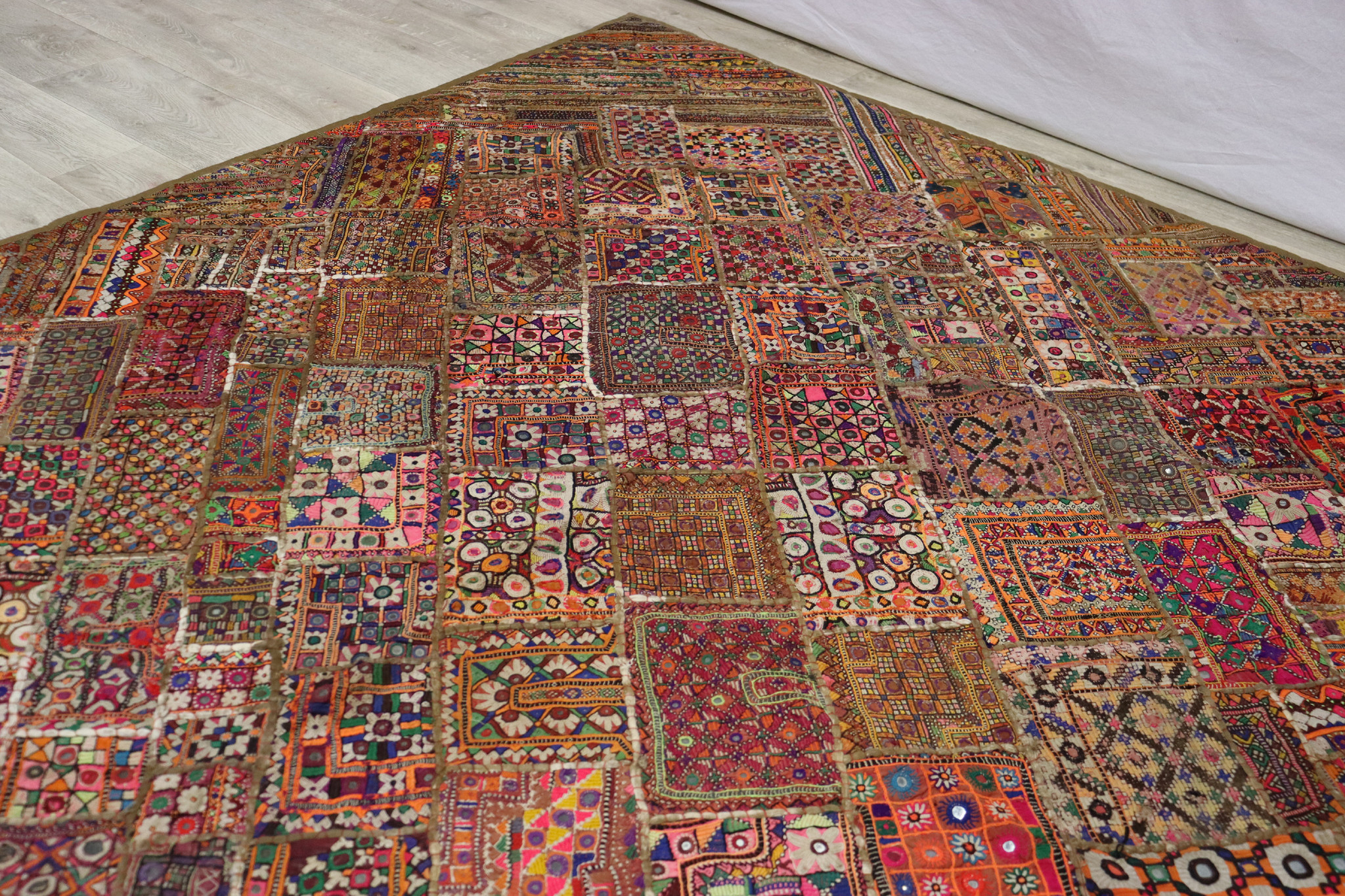 235x185 cm  Vintage Bohemian oriental  Patchwork wall hanging No:22/1