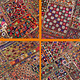 235x185 cm Vintage Bohemian orientalische  Patchwork Wandbehang Nr:22/1