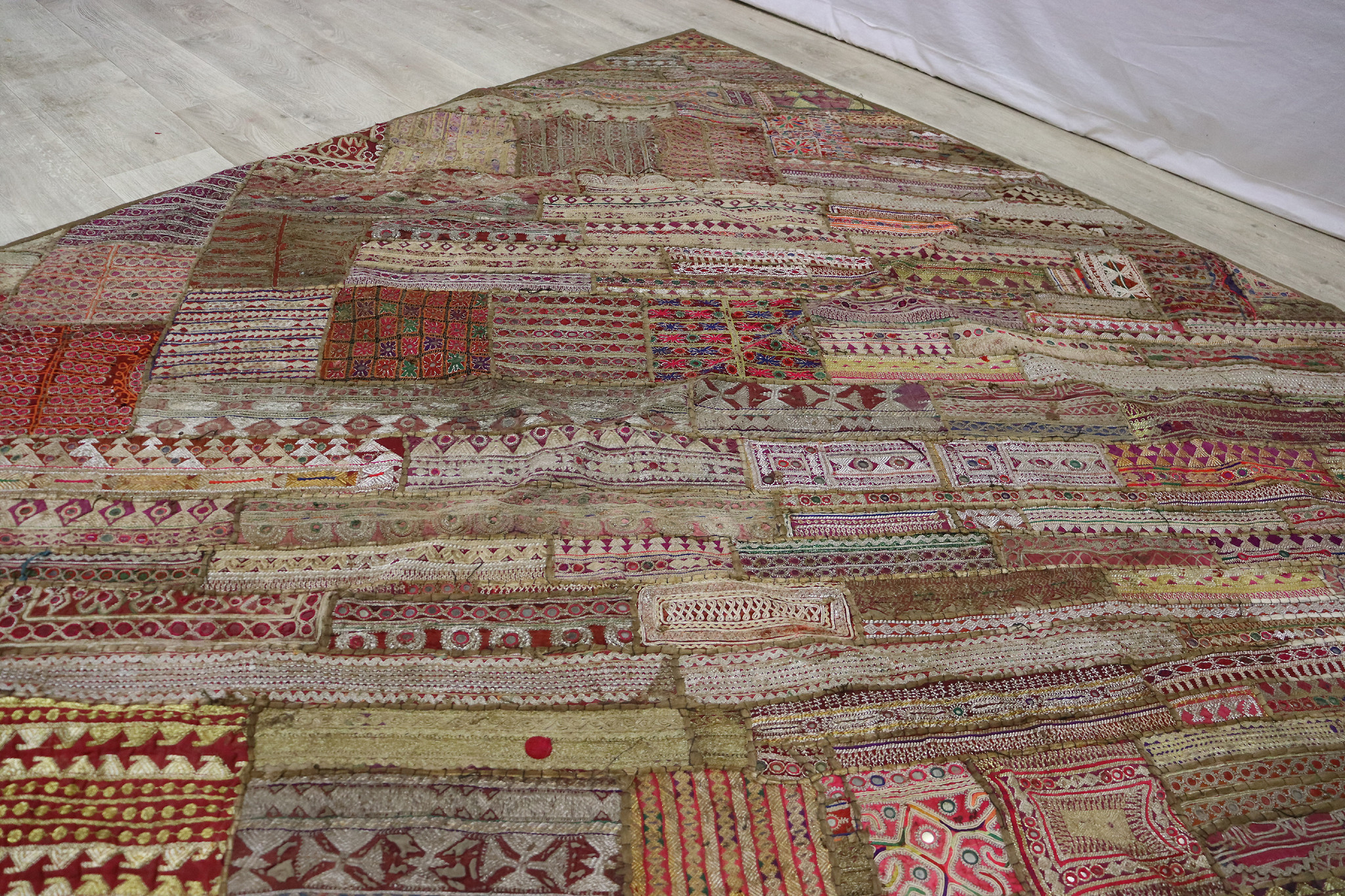 235x185 cm  Vintage Bohemian oriental  Patchwork wall hanging No:22/ 2