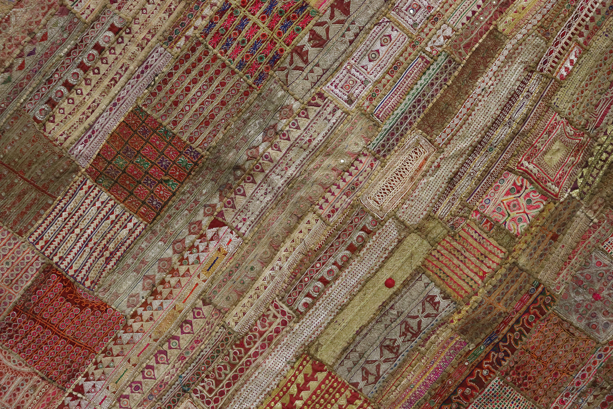 235x185 cm Vintage Bohemian orientalische  Patchwork Wandbehang Nr:22/2