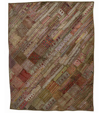 235x185 cm  Vintage Bohemian oriental  Patchwork wall hanging No:22/2