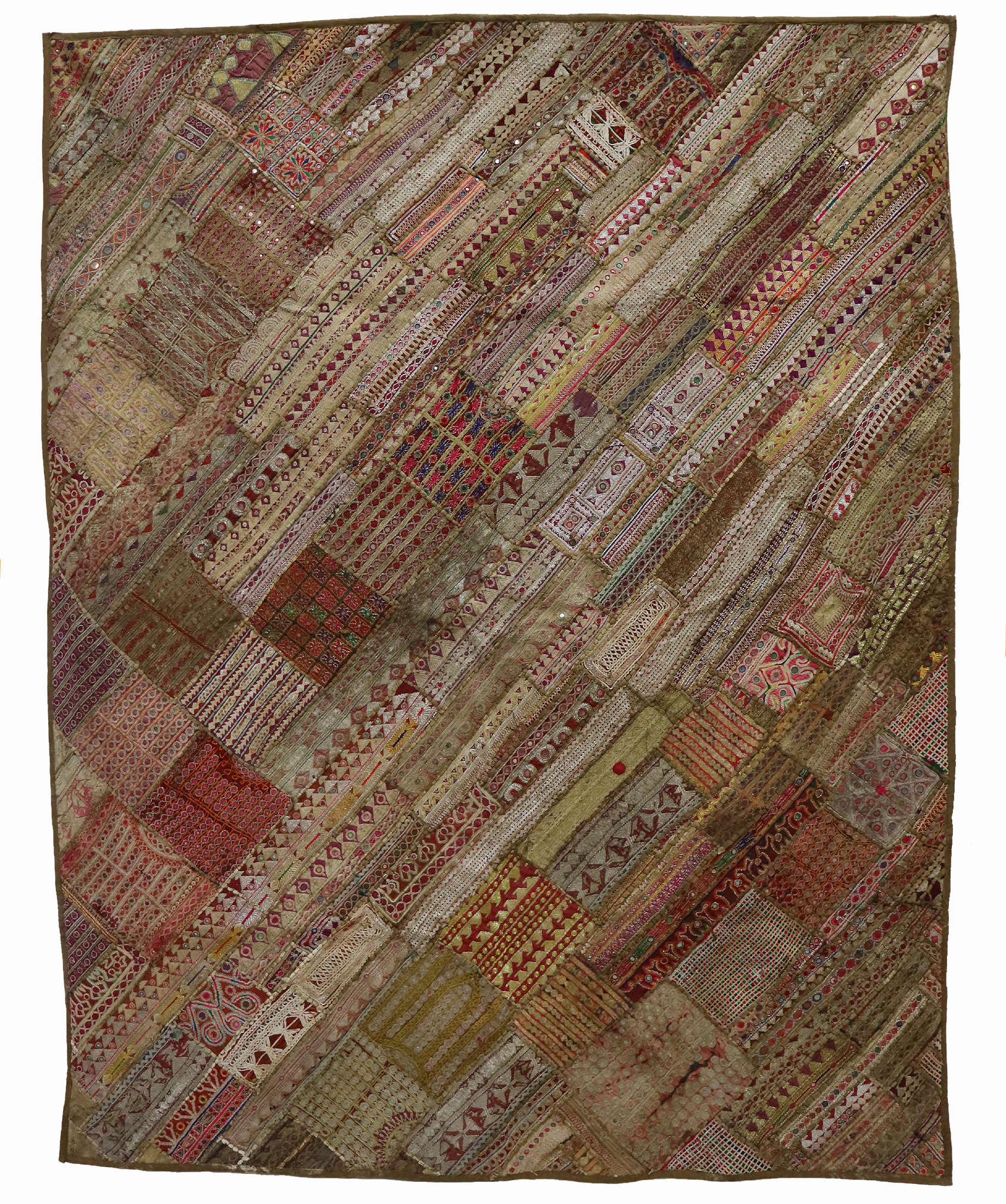 235x185 cm Vintage Bohemian orientalische  Patchwork Wandbehang Nr:22/2