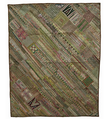 235x185 cm  Vintage Bohemian oriental  Patchwork wall hanging No:22/ 3