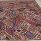 235x185 cm  Vintage Bohemian oriental  Patchwork wall hanging No:22/ 4