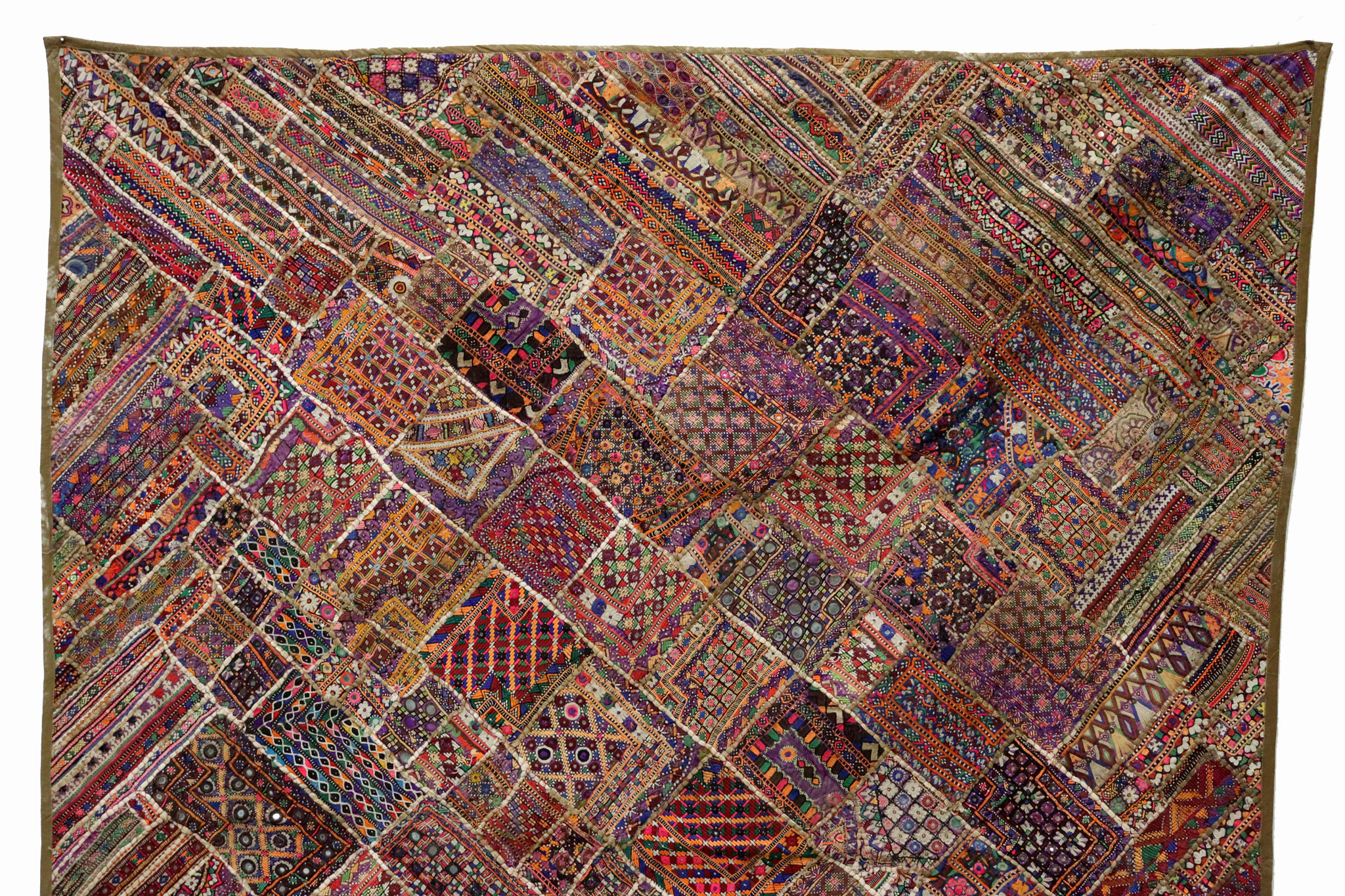 235x185 cm Vintage Bohemian orientalische  Patchwork Wandbehang Nr:22/ 4