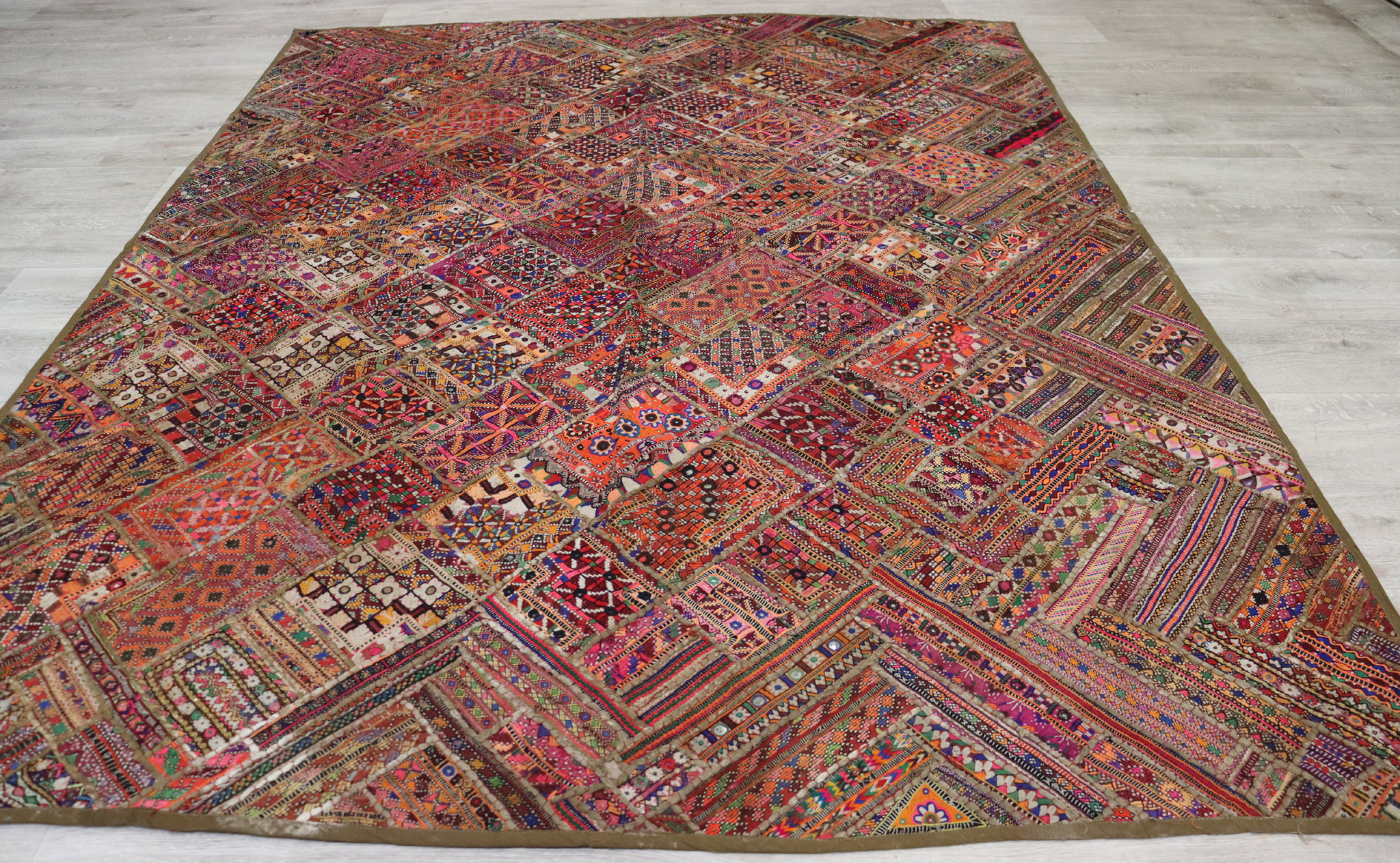 235x185 cm  Vintage Bohemian oriental  Patchwork wall hanging No:22/5