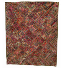 235x185 cm Vintage Bohemian orientalische  Patchwork Wandbehang Nr:22/5