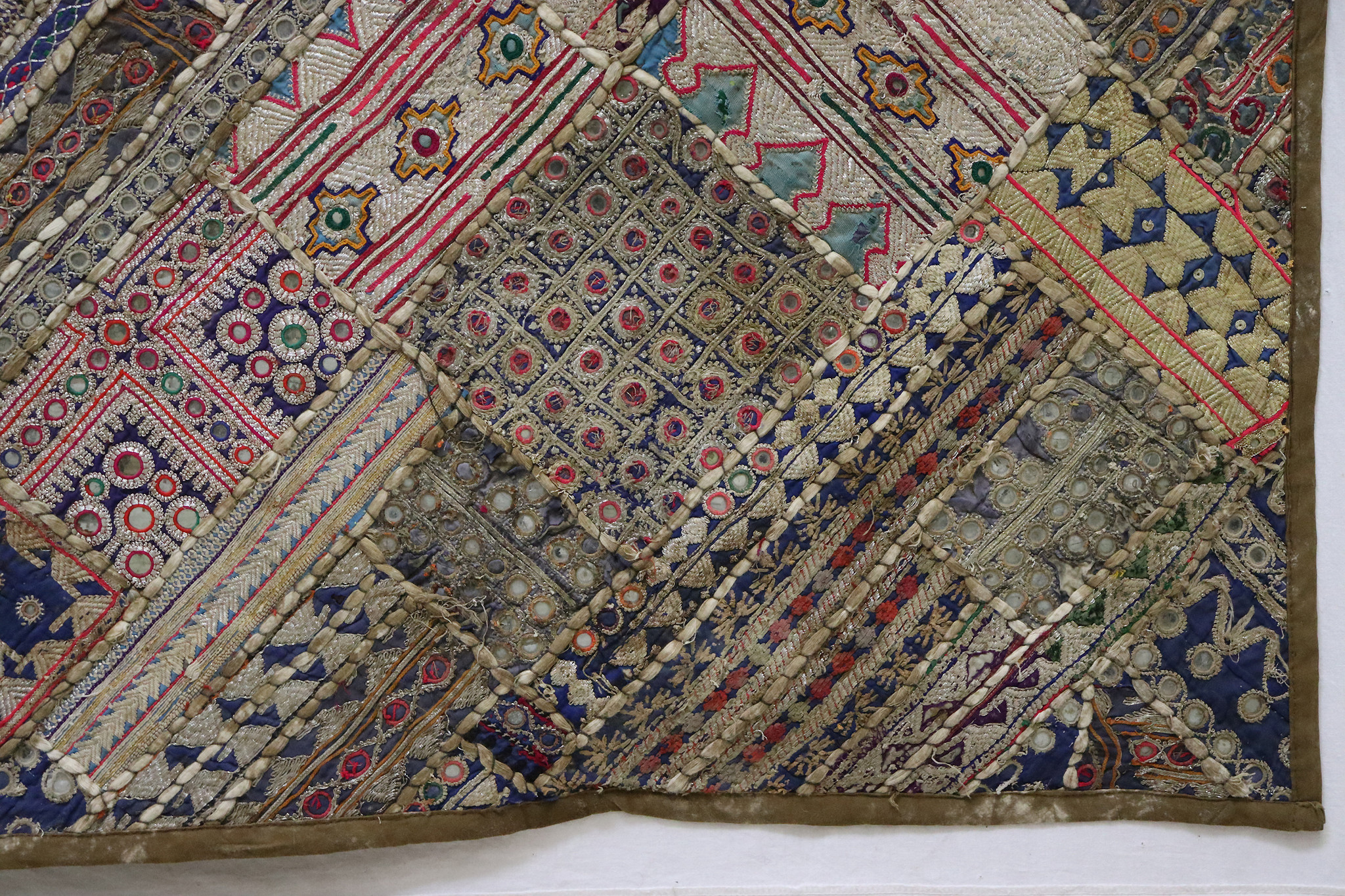 235x185 cm  Vintage Bohemian oriental  Patchwork wall hanging No:22/ 6